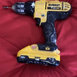 DeWalt drill with battery