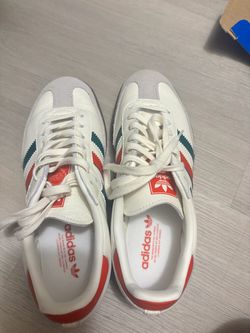 Adidas Samba OG Kids 4Y - White/Red/Green