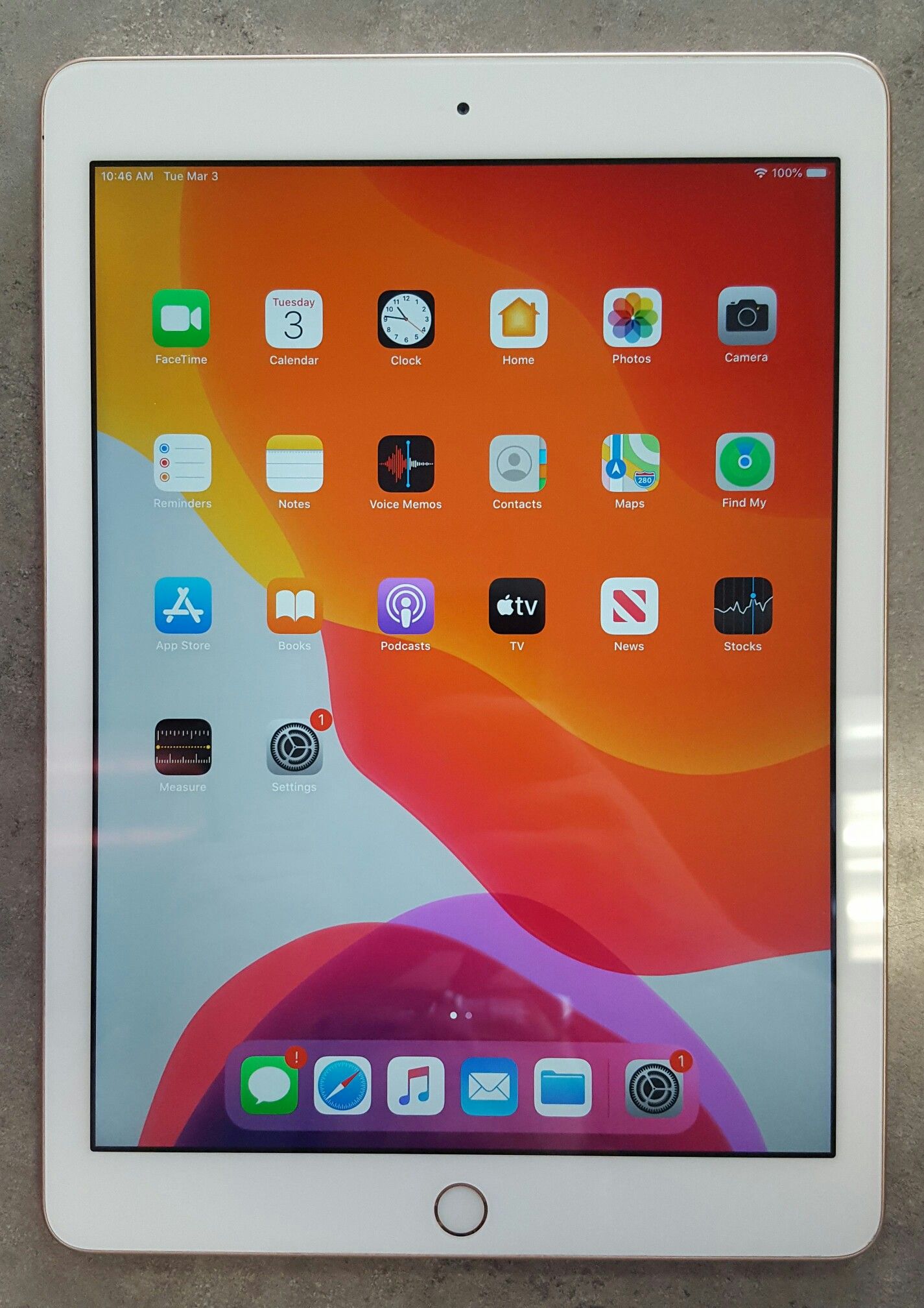 Apple iPad 6th Gen 32gb Rose Gold IOS Smart Tablet