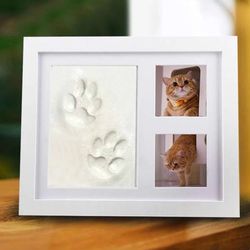 DIY Paw Pet Or Baby Foot Print Gift Set Frame 