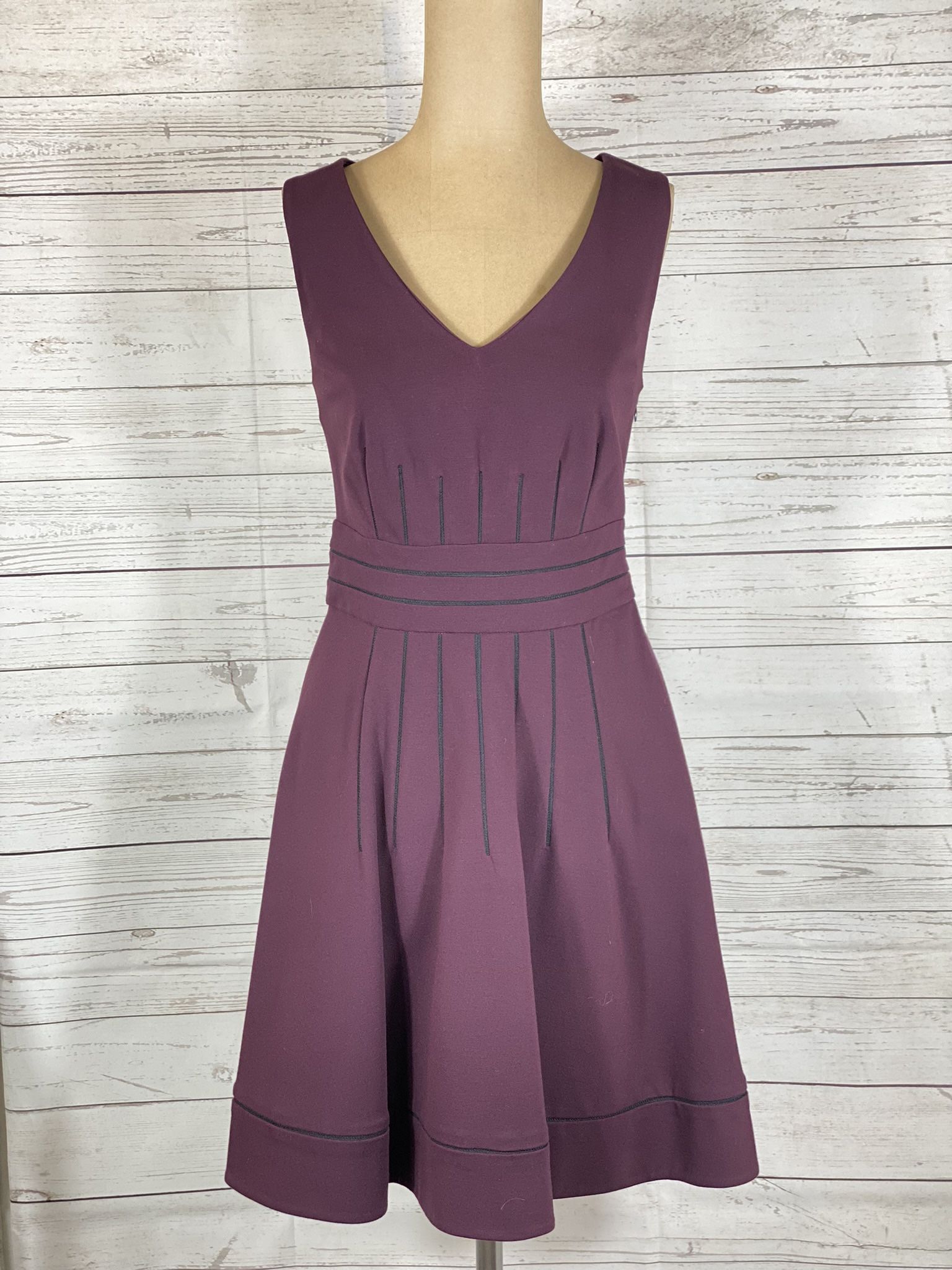 Diane Von Furstenberg Burgundy Dress Women’s Size 4 DVF