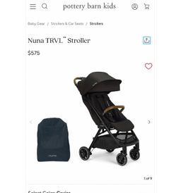 Nuna travel stroller