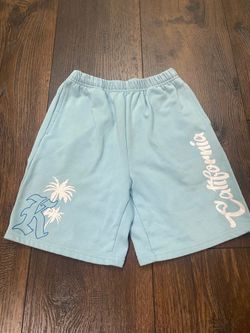 Boys blue California sweat shorts size 11/12 by SHEIN #22