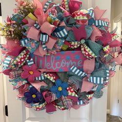 Welcome summer wreath