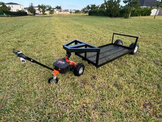 Electric Mini-Dolly 3' x 6' with Electric Tug - 800 lb