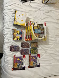 Pokémon 30th Celebration ETB, mini tins, booster bundles, poster collection and tech sticker