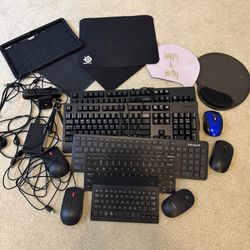 Office Tech Bundle Keyboards Mice Mouse Pads Webcam Laptop Accessories