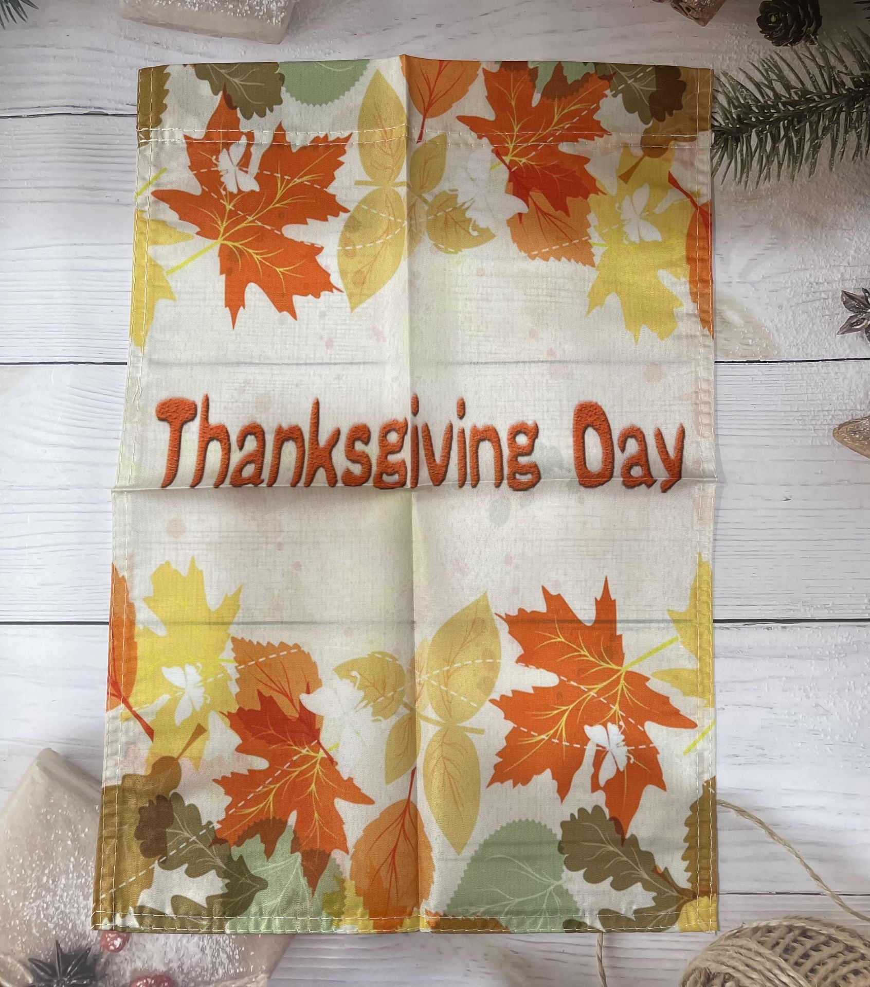 Thanksgiving Garden Flag