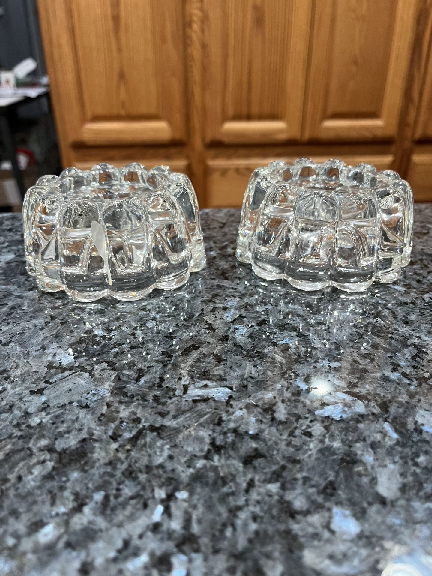 Vintage Princess House Crystal 3 Way Candle Holders. Preowned perfect condition. Has been on display in a curio cabinet.