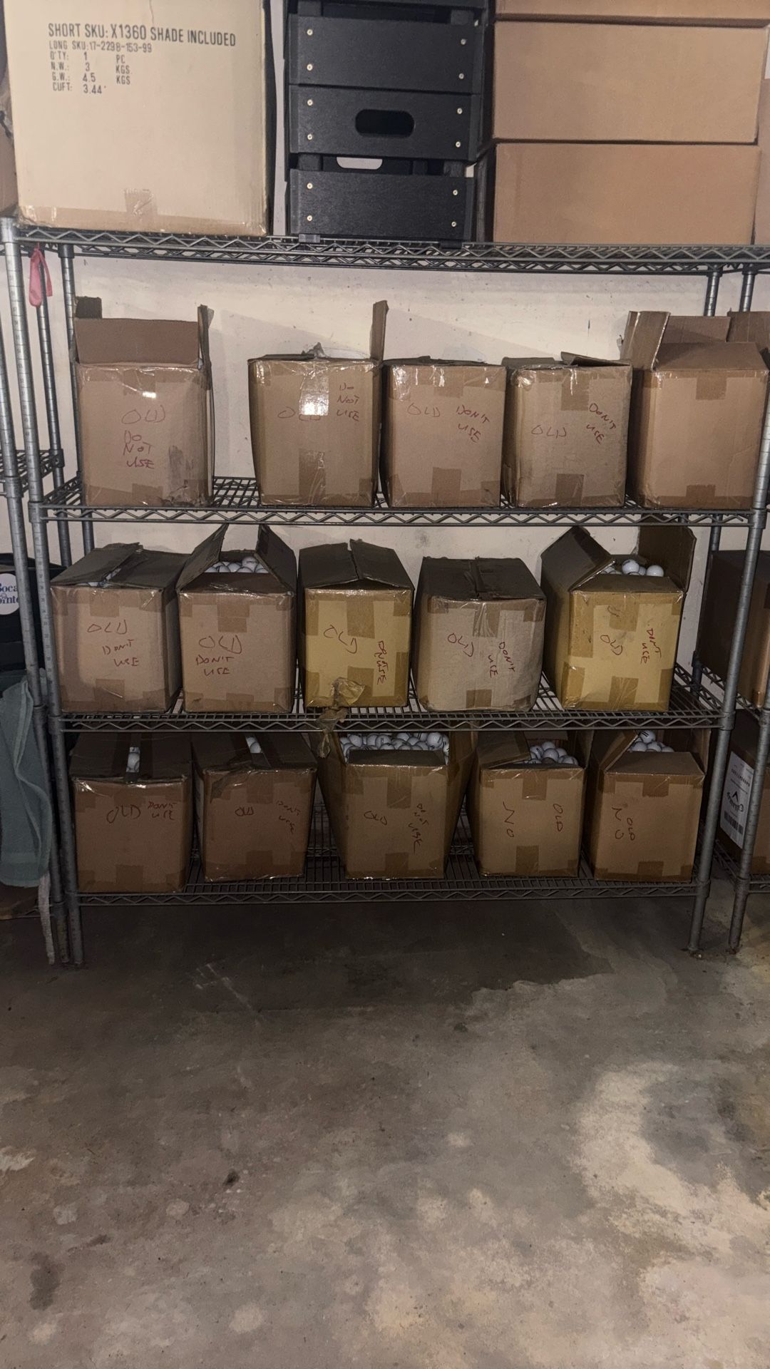 4000 Used Practice Golf Balls 