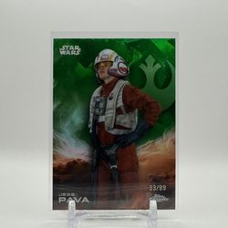 2025 Topps Star Wars Chrome Sapphire Jess Pava /99