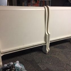 Solid Wood XL Sleigh Bed