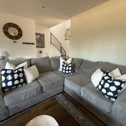 Gray sectional Couch