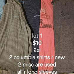 Big Men Closet Purge *see Pic For Prices, Selling As Lots*