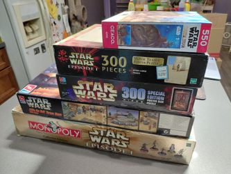 Star Wars Collectable Games & Puzzles (Lot)