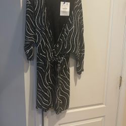 Zara Short Party Dress New  With Tag