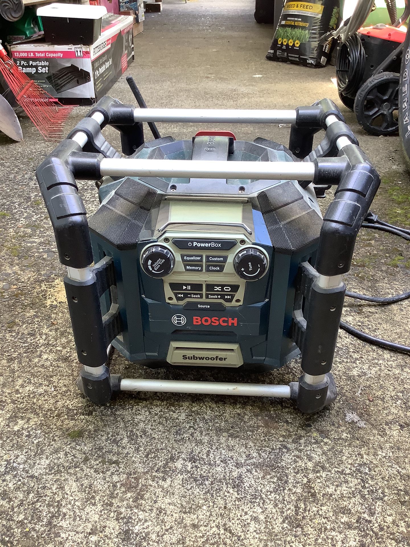 BOSCH SUBWOOFER AND POWER BOX