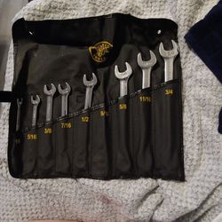 Klein tools nine piece wrench set