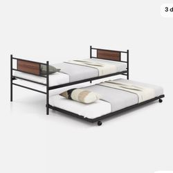 Twin bed double bed.