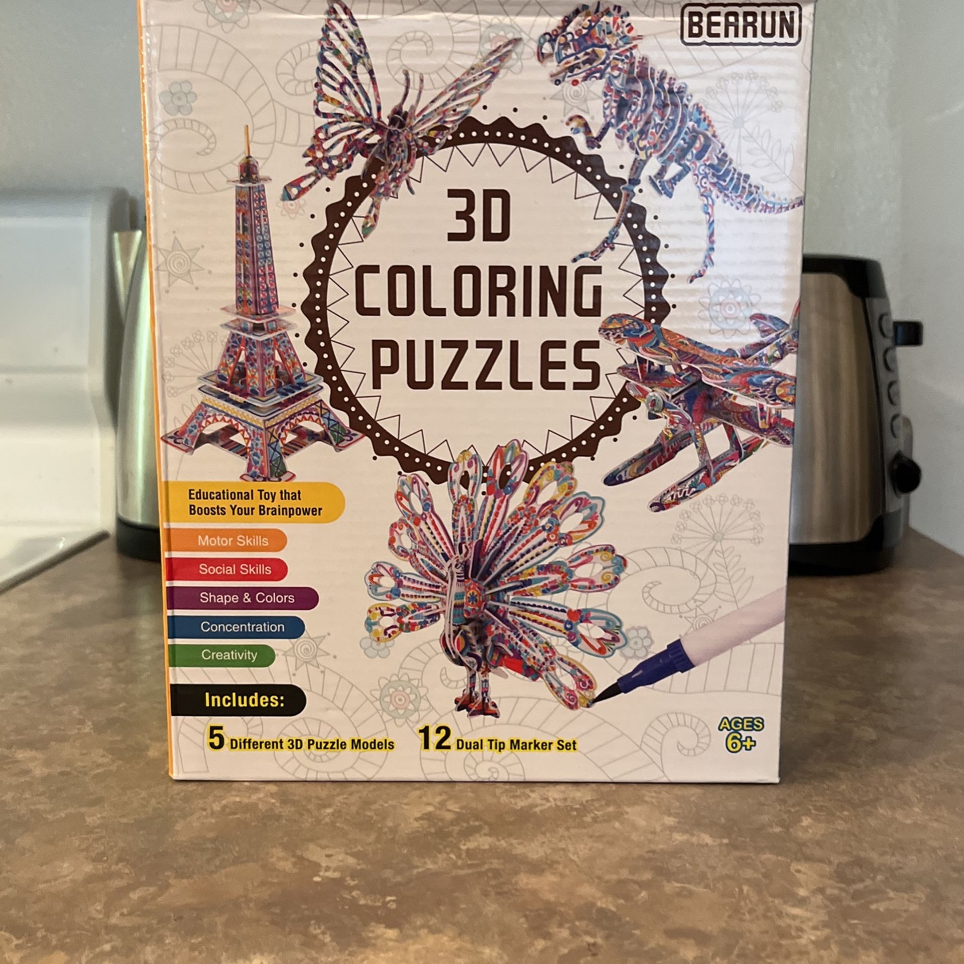 3D Coloring Puzzles