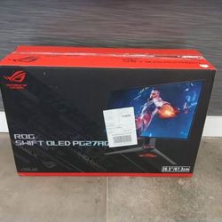 ASUS ROG Swift PG27AQDM 26.5” OLED Gaming Monitor – 240Hz, 0.03ms – Like New, Local Pickup Only