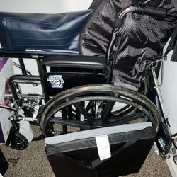 X Large Wheelchair With Leg Extensions And Extra Cushion