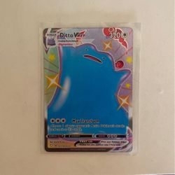 Pokemon shining fates | SHINY DITTO VMAX! Pack TO SLEEVE! Potential PSA 10? Taking offers.