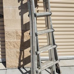 2 - Adjustable Extension Ladders Or A Frame Ladders $250 For Both