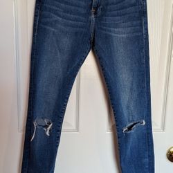 FRAME Le High Skinny Distressed Jeans Size 25