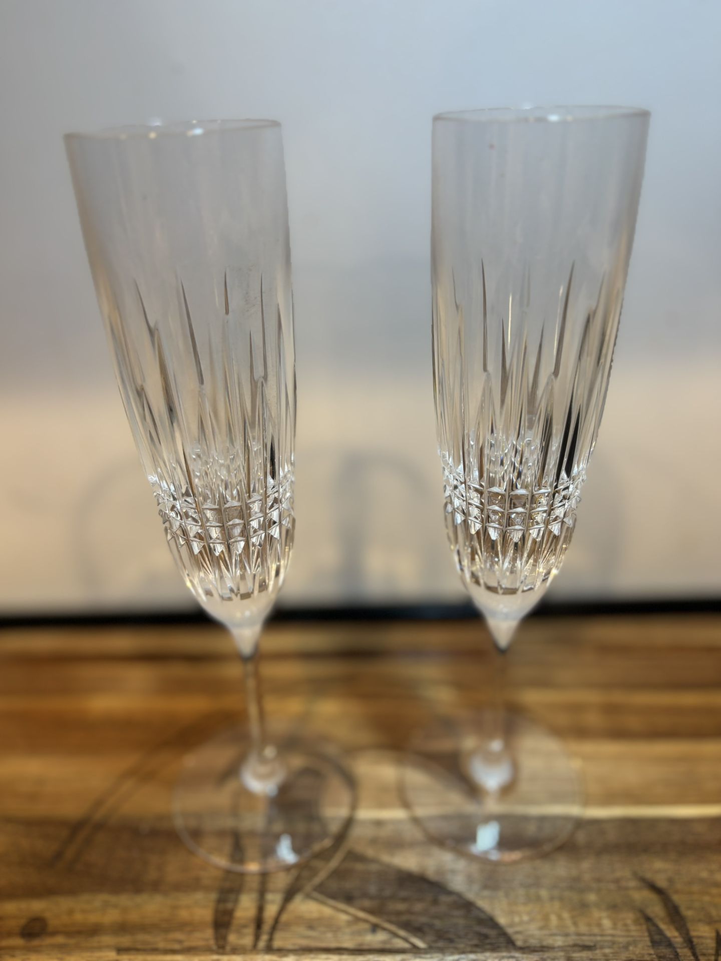 Waterford Lismore Essence Champagne Flutes, Set of 2