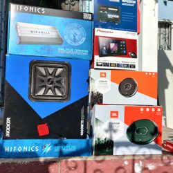 SPEAKERS, AMPS,EQ AND STEREOS