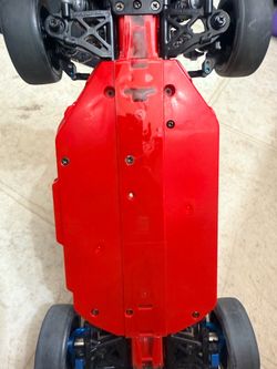 Tamiya TT02 R with Red tub Chassis and upgrades