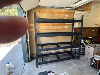 Husky 4-Shelf Garage Rack 78 × 78
