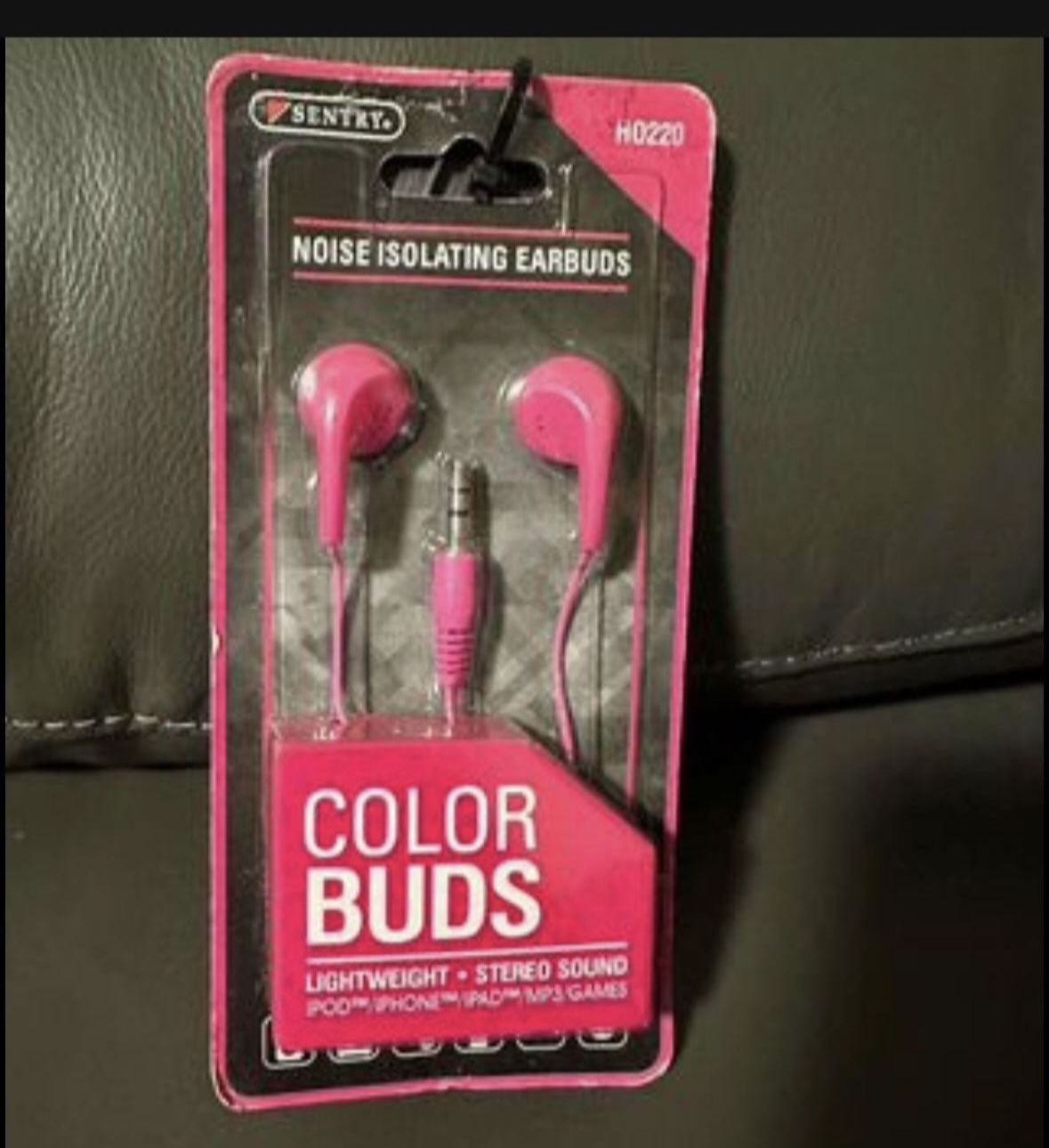 Pink Ear Buds New In Pkg 