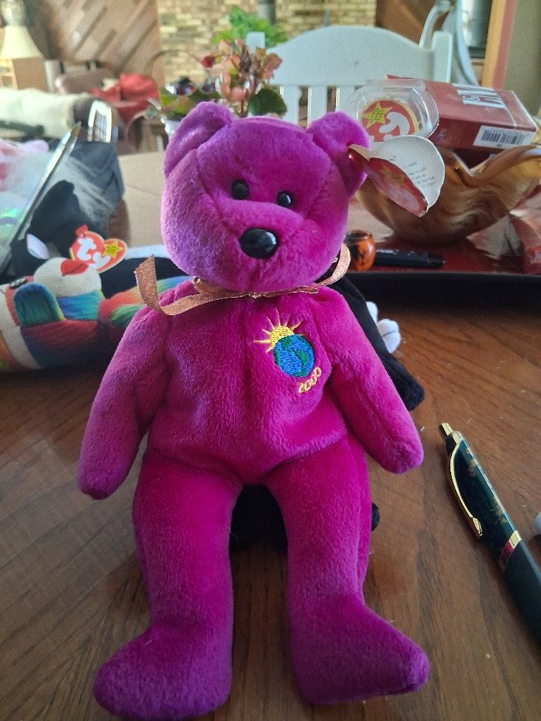 Ty Beanie Baby Purple Excellent Condition Tag Great