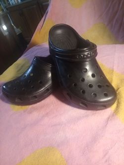 Black female Crocs