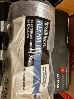 Flex foil duct for dryer or venting
