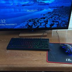 Cyberpower Gaming PC With Monitor And Input