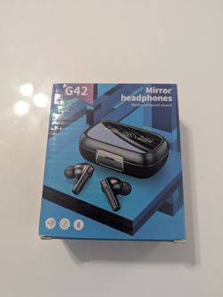 🎧✨ G42 Mirror Headphones — TWS Earbuds ✨🎧