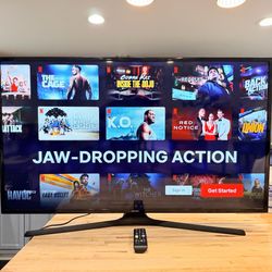 Samsung Smart TV Television 48” UN48J520DAF with Remote - Netflix, Hulu, Prime Video