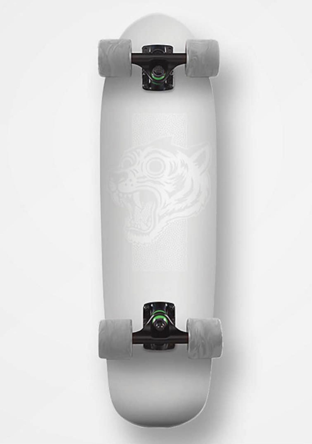 Landyachtz Dinghy White Tiger 28.5" Cruiser Complete Longboard