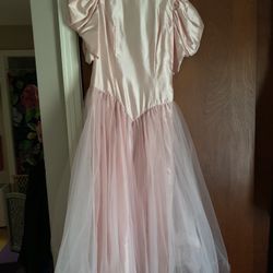 Vintage Pink Gown