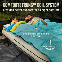 Queen Coleman Air Bed Cot w/Pump