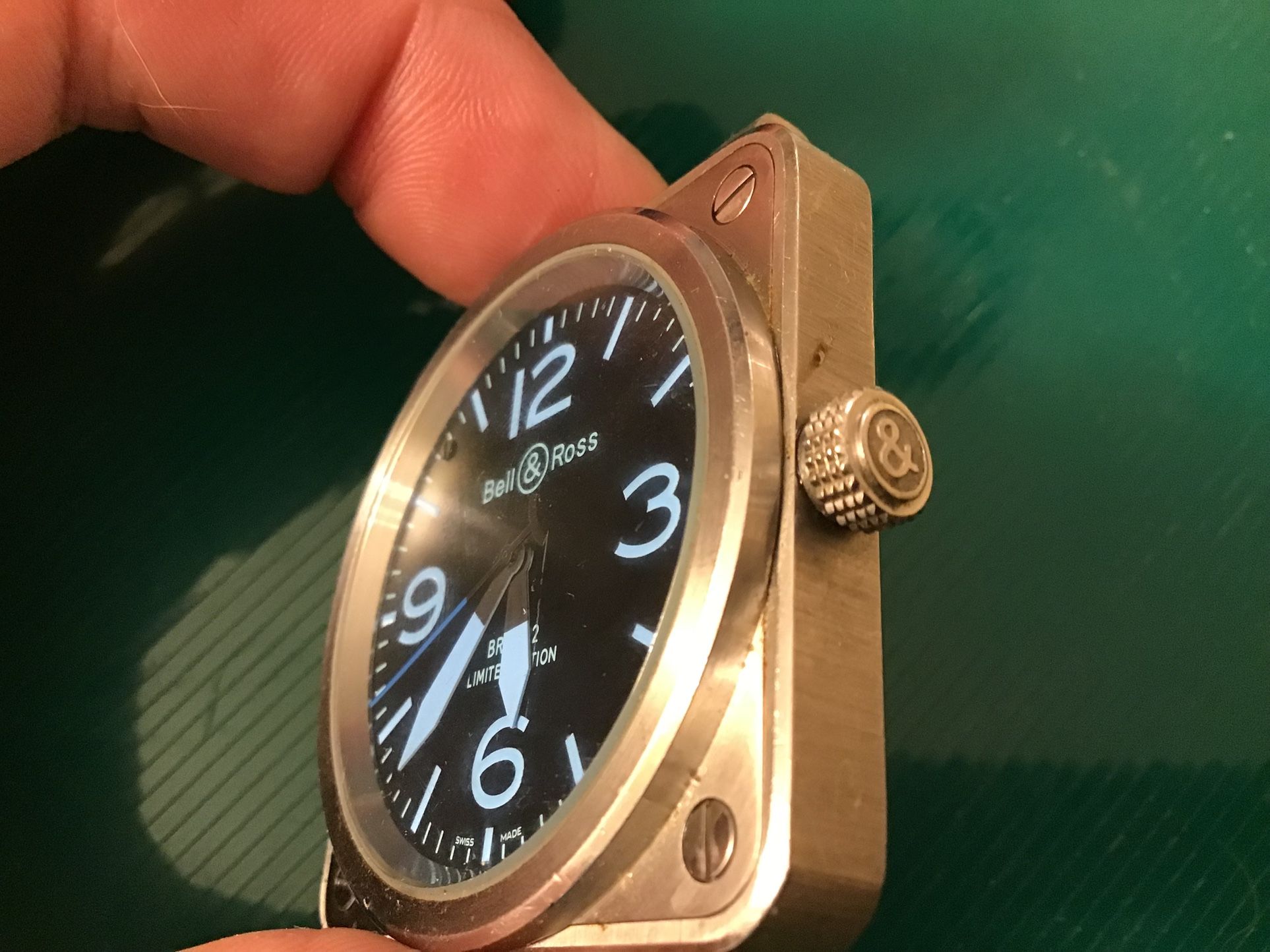 Bell & Ross Watch Case Missing The Rubber Wrist Band $599