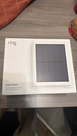 Ring solar panel