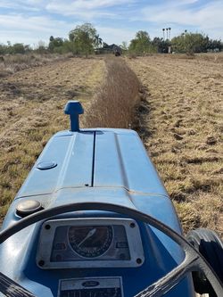 Tractor Shredding Acreage