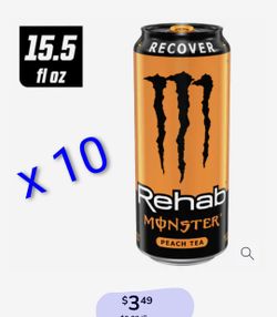 MONSTER REHAB | ROCKSTAR RECOVERY/FOCUS