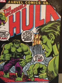 Marvel The Incredible Hulk 11x7 Wall Art