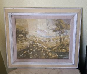 Nice Signed Oil Painting On Canvas 