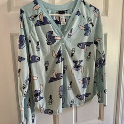 Disney’s Stitch women’s size Small pajama set 